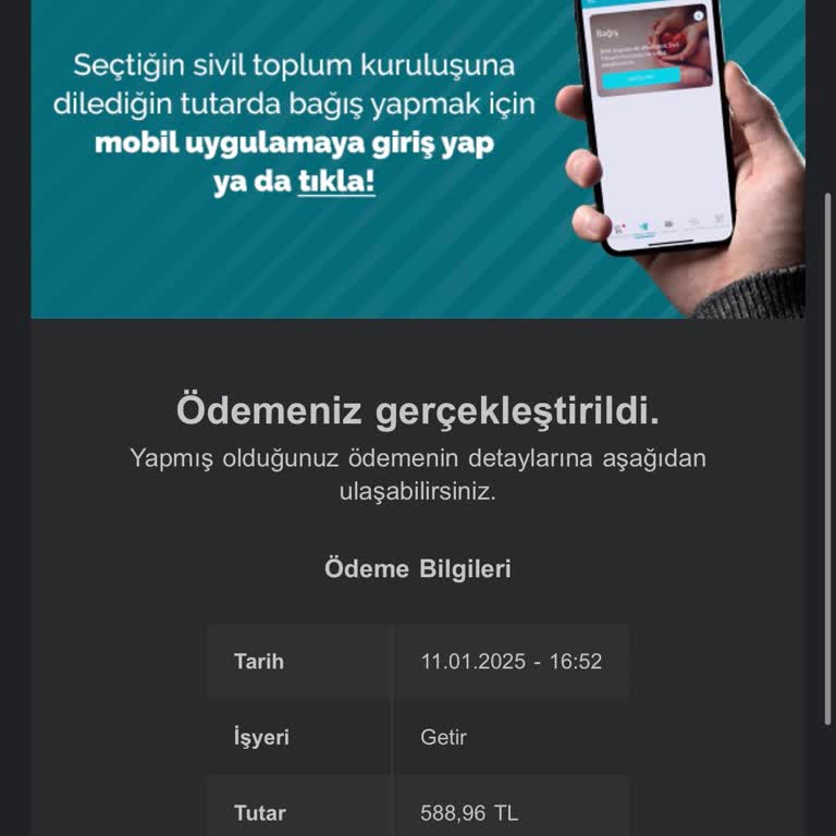Getir Uygulaması Üzerinden Yetkisiz Para Çekimi Sorunu