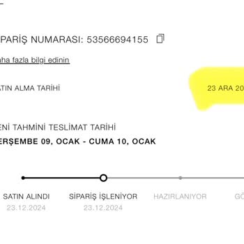 Zara Siparişim Zamanında Teslim Edilmedi