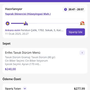 Getir'de Yanlış Sipariş İptali Sorunu