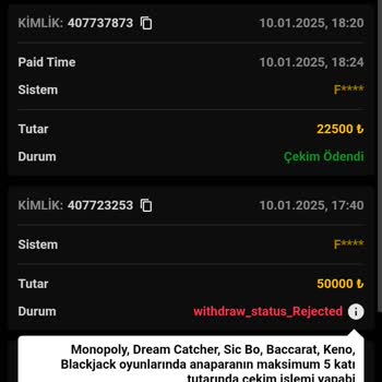 Erosbet'te Kazanılan Paranın Ödenmemesi Sorunu