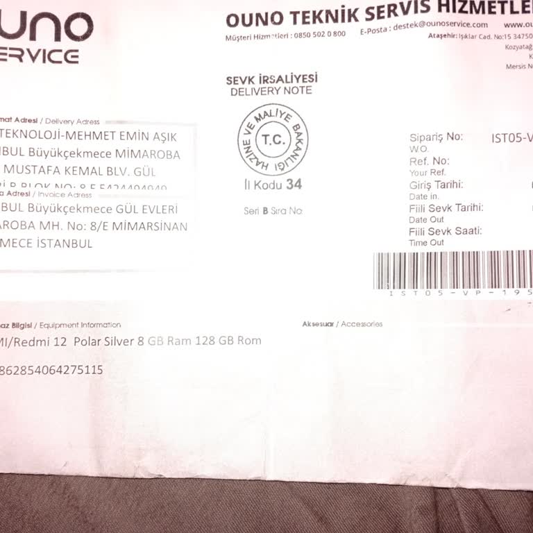 Kaskolu Telefonum Tamir Edilmeden Geri Geldi