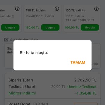 Migros Kampanyasıyla Hediye Çeki Mağduriyeti