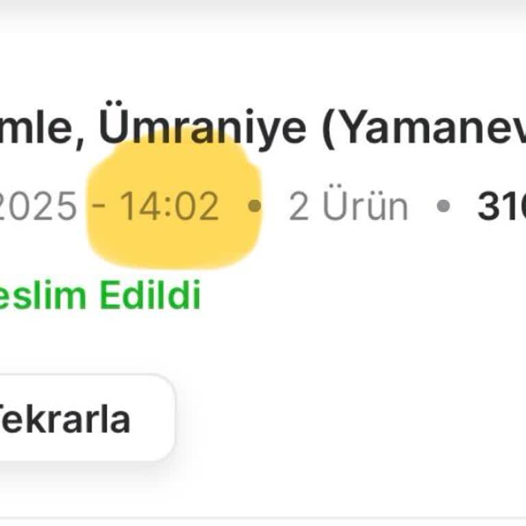 Dürümle Yavaş Teslimat Sorunu!