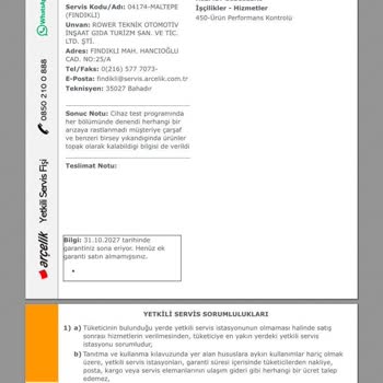 Arçelik Çamaşır Makinesi: Ses Ve Titreşim Sorunu