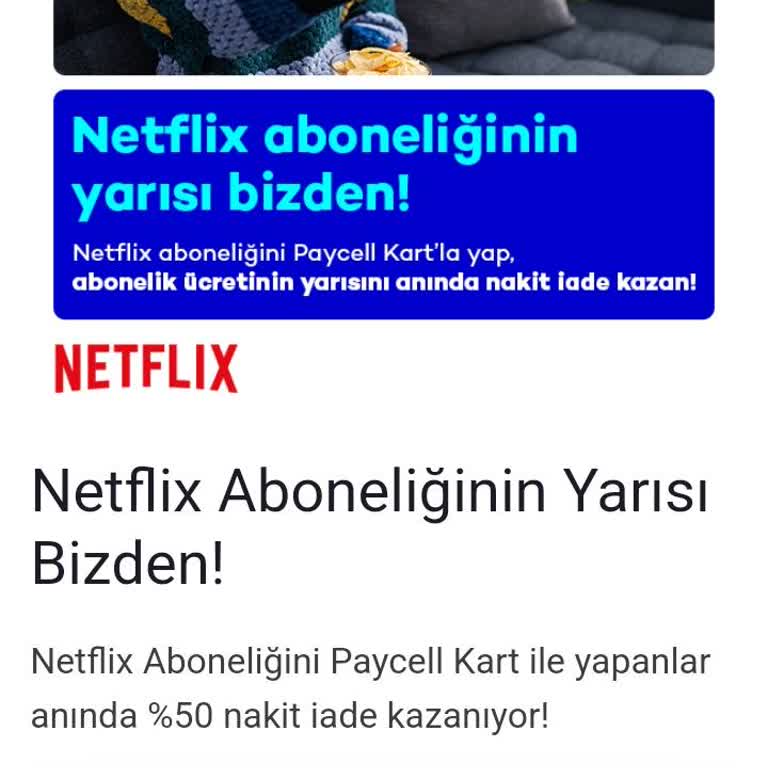 Paycell Kampanya Erişimi Sorunu
