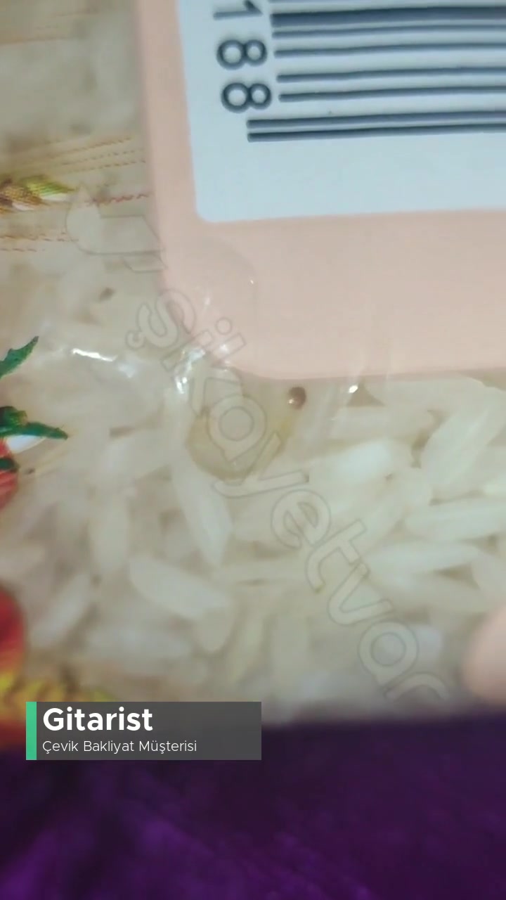 Kurtçuk Çıkan "Çevik" Markalı Pirinç videonun kapak resmi
