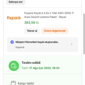 Fixpack Ve Hepsiburada'nın Haksız Garanti Uygulaması