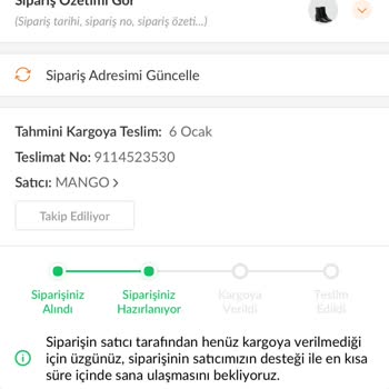 Trendyol Ve Mango Arasında Kayıp Sipariş Çilesi