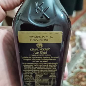 Kemal Kükrer Nar Ekşisi Kalitesi Hayal Kırıklığı Yarattı