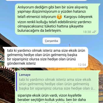 Eksik Ürün Ve Yetersiz Müşteri Hizmeti