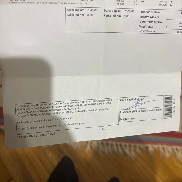 Toyota Plaza'da Garanti Kapsamı Sorunu Ve Yüksek Ücret Talebi