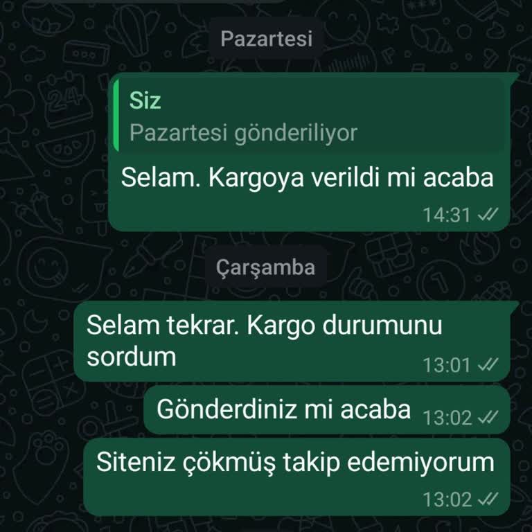 Mamasepetimde.com'dan Sipariş Ettiğim Kedi Maması Teslim Edilmedi Ve Para İadesi Yapılmadı