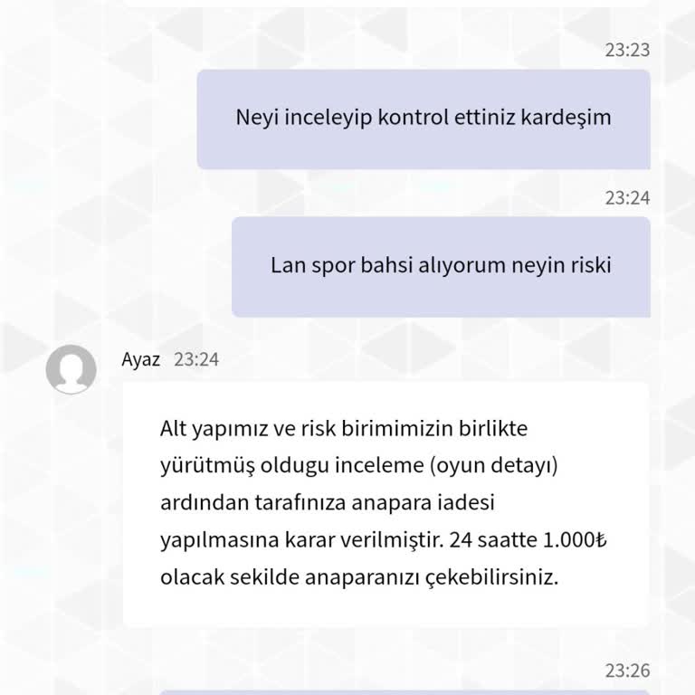 Kazancım Silindi, Paramı Çekemiyorum