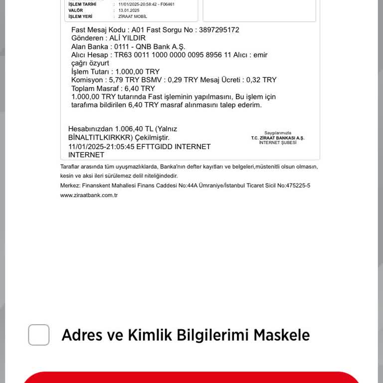 Yatırım Yapılan Para Hesaba Geçmedi