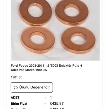 Yedek Parça Budur PSA Marka Keçe Pul Şikayeti