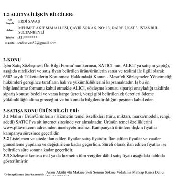 Yanıltıcı Ürün Bilgisi Ve Farklı Ürün Teslimatı