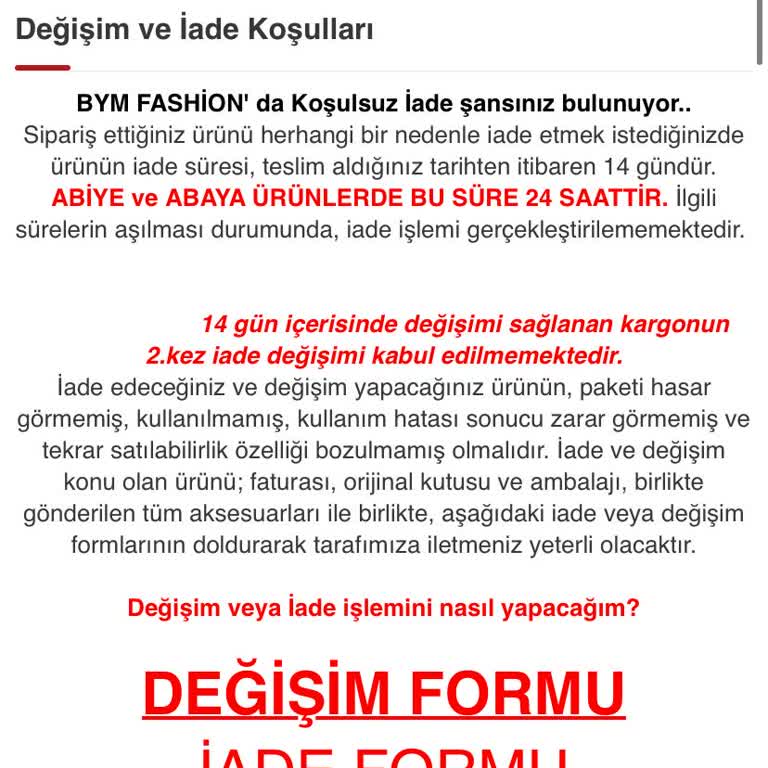 Yanlış Gelen Ürün Ve İade Sorunu