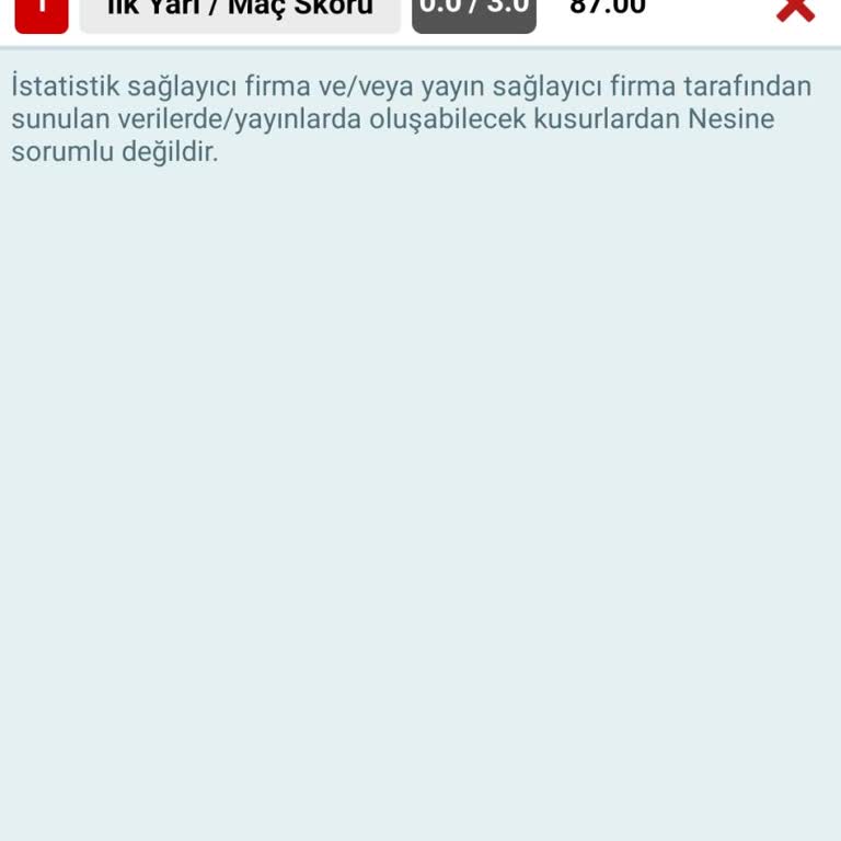 Kazandığım Bahis Kaybedilmiş Görünüyor