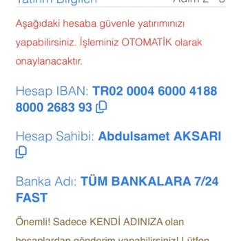 Yanlış Hesaba Yatırılan Para Ve İlgisiz Destek