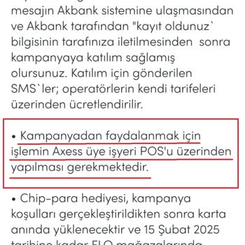 Akbank'ın Puan Kampanyalarında Yaşanan Hayal Kırıklığı