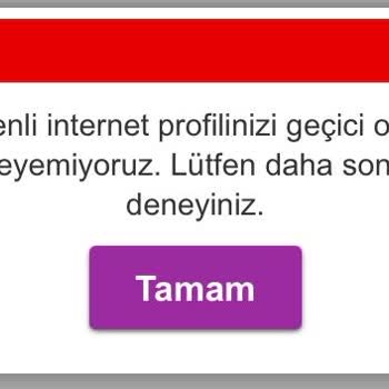 Vodafone Güvenli İnternet Hizmeti Kapatılamıyor