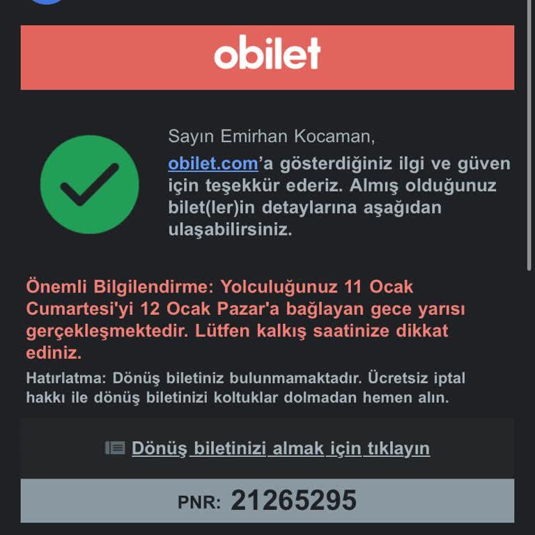 Otobüs Seferi İptali Yüzünden Sınavı Kaçırdım
