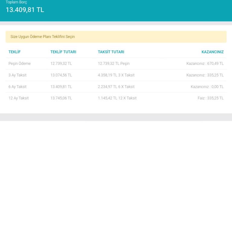 Yanlış Borç Tutarı Ve Ödeme Sorunu