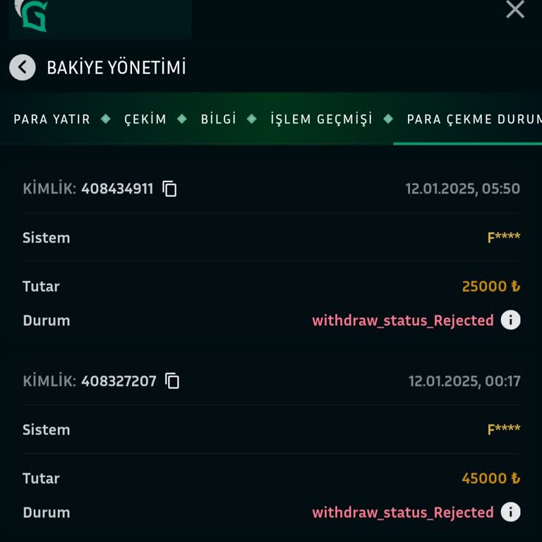 Gonebet Sitesinde Kazancım Silindi Ve Ödeme Yapılmadı