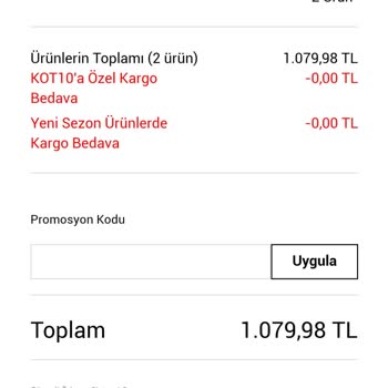 Koton Online Mağazada Sipariş Sorunu Ve İade Beklentisi