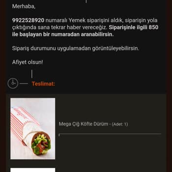 Çiğköfte İçinden Cam Çıktı, Sağlığım Tehlikede