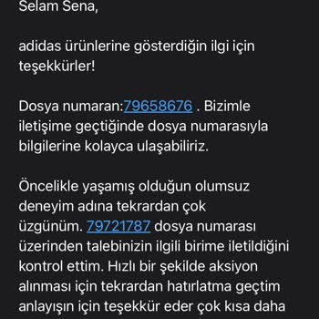 Adidas İade Sürecinde Yaşanan Sorun Ve Gecikme