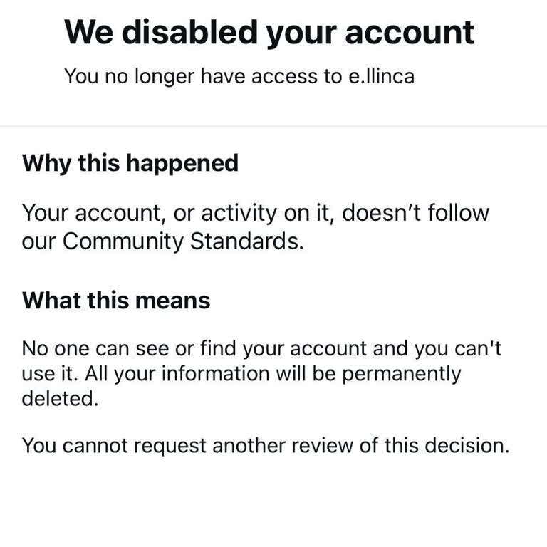 Aniden Silinen Instagram Hesabım İçin Acil Çözüm Talebi