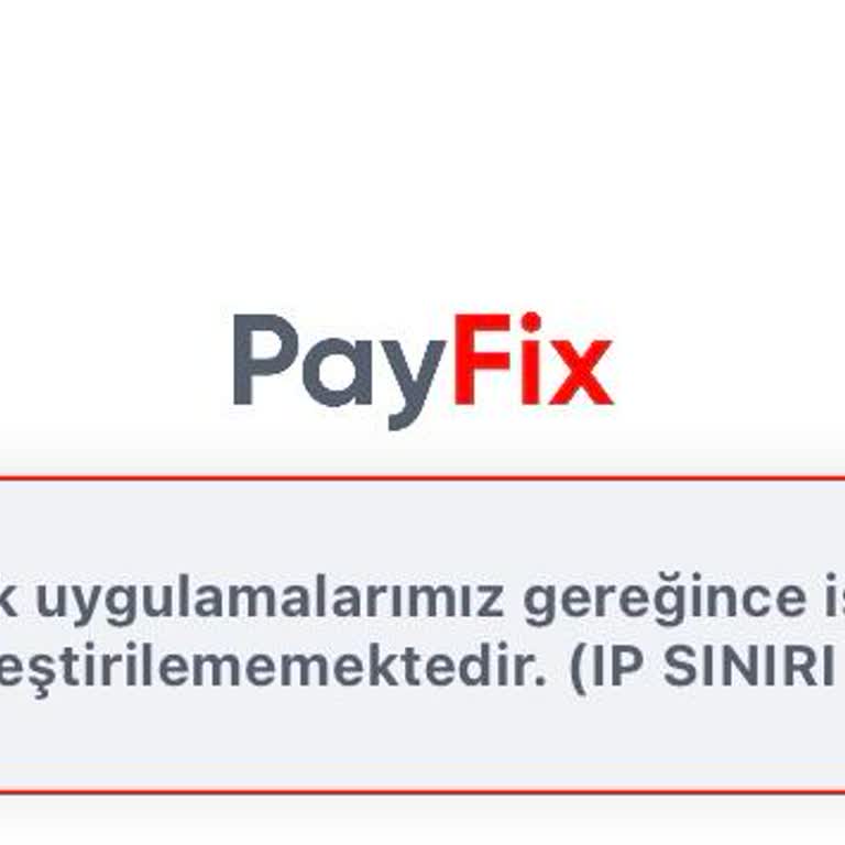 Payfix Hesabımdan Para Çekemiyorum: IP Sınırı Sorunu Ve İletişim Eksikliği!