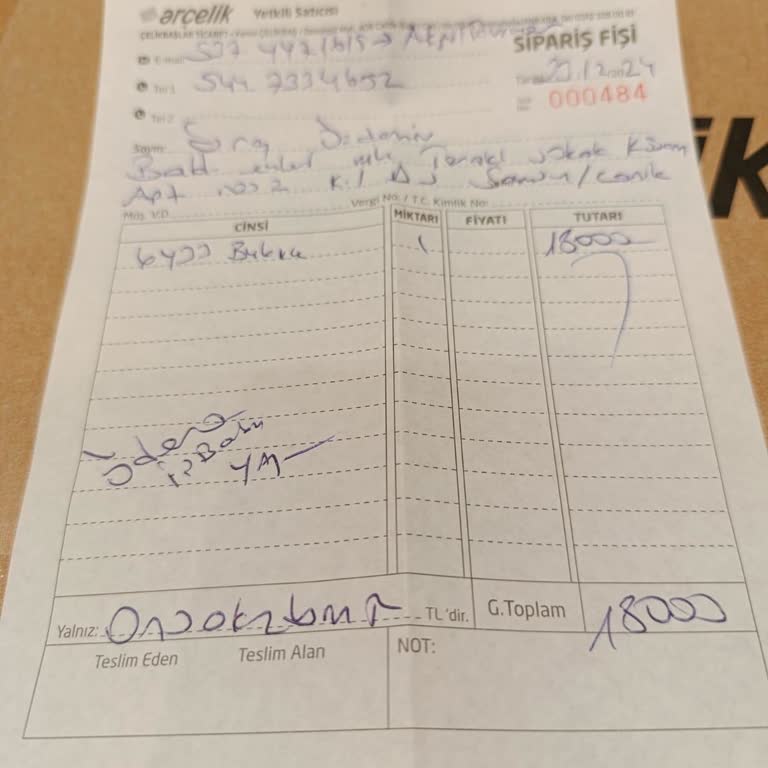 Bulaşık Makinesi Teslimatında Büyük Gecikme