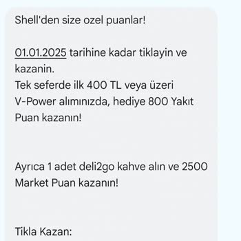 Shell Kampanyasındaki Sistem Hatası Nedeniyle Kaybolan Puanlar