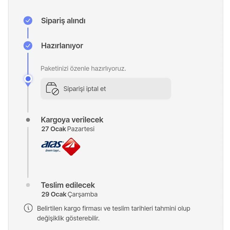 Siparişim 1 Aydır Kargoya Verilmedi!