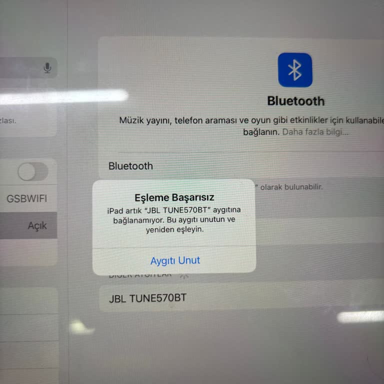 JBL 570 Bağlantı Sorunu