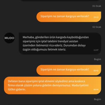 Kayıp Sipariş Ve Kullanılamayan Kupon: Mudo Ürünü Mağduriyeti