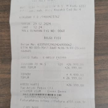 Fatura Sorunu: E-Arşiv Fatura Bulunamıyor