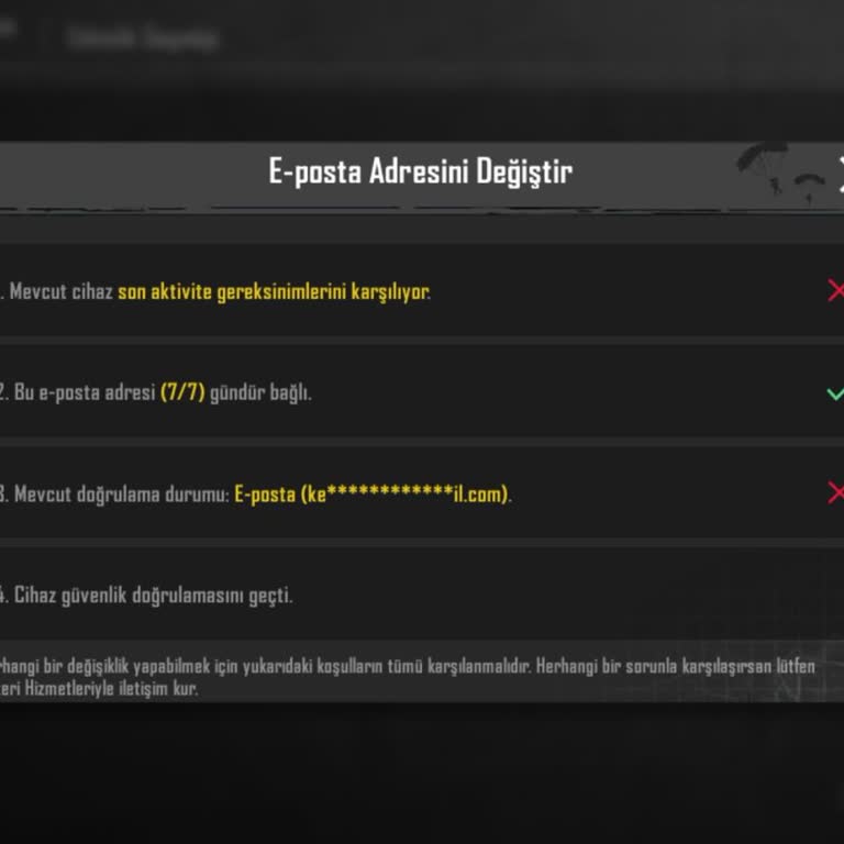 E-posta Değişim Sorunu Ve Cihaz Aktivite Gereksinimleri