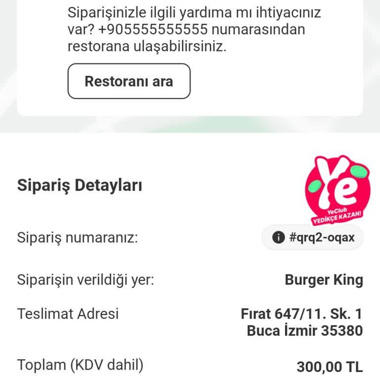 Yemek Sepeti İndirim Hatası Ve İletişim Sorunu