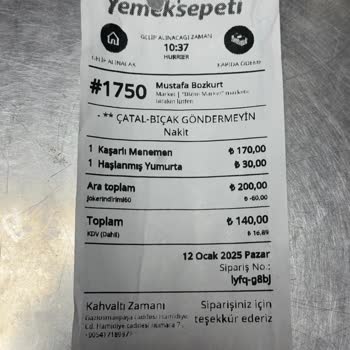 Geç Gelen Sipariş Ve İlgisiz Müşteri Hizmetleri