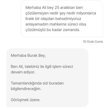 Teslimat Sorunu Ve Bilgilendirme Eksikliği