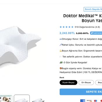 Doktor Medikal'den Aldığım Ürünler Hayal Kırıklığı Yarattı