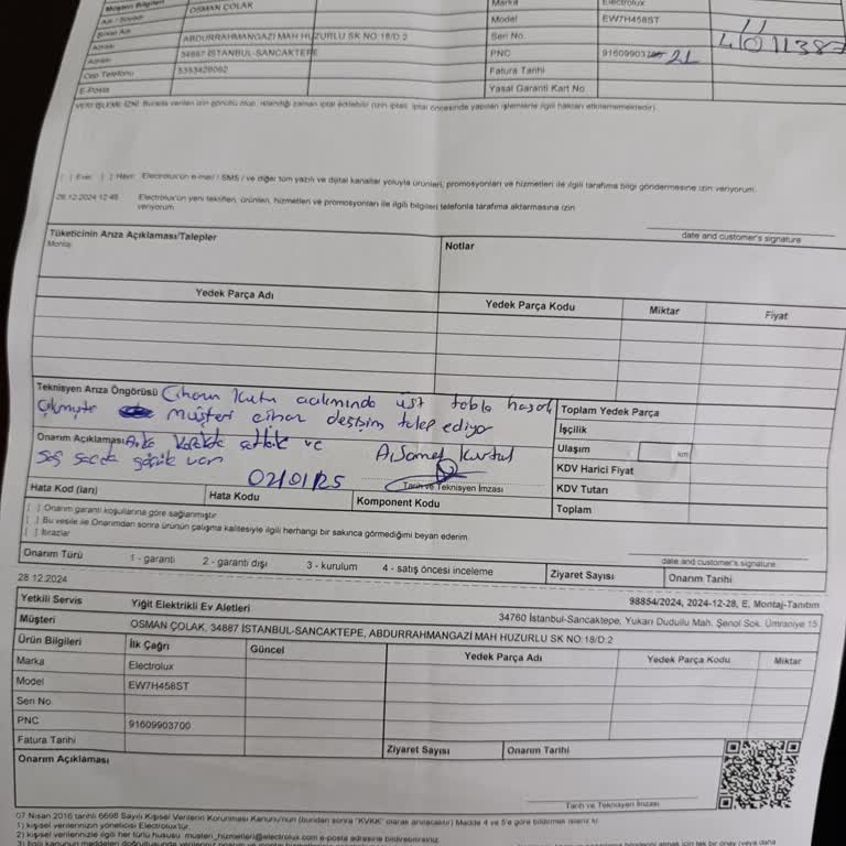 Kırık Kurutma Makinesi Ve Geciken Değişim Süreci