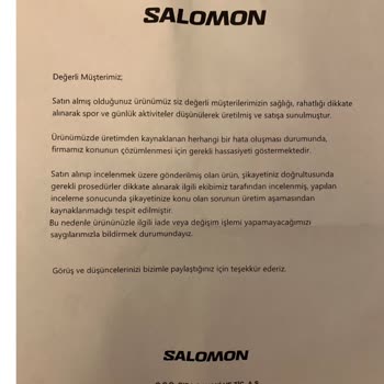Garanti Süresindeki Ayakkabı Sorunu
