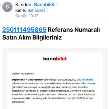 Bilet İadesi Ve Güvenlik Sorunları