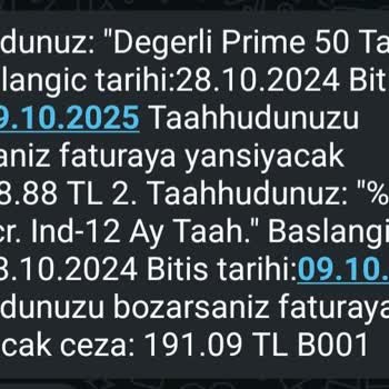 Beklenmedik Ceza Tutarı