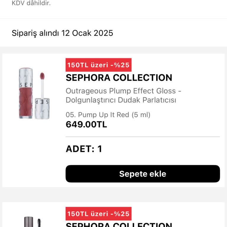 Sephora Siparişim Neden Hala Gelmedi?