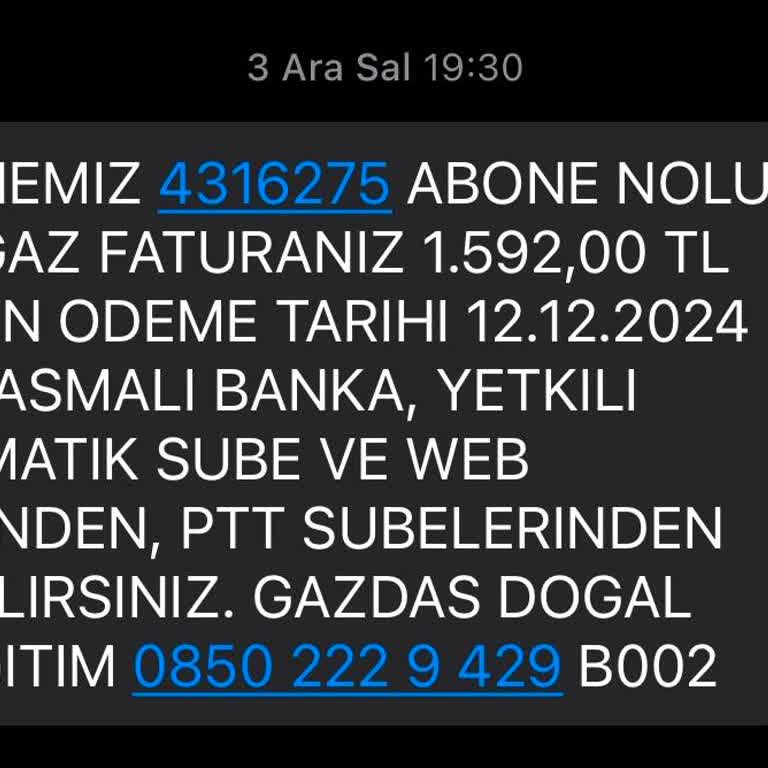 Doğalgaz Faturası Sorunu Yine Tekrarlıyor